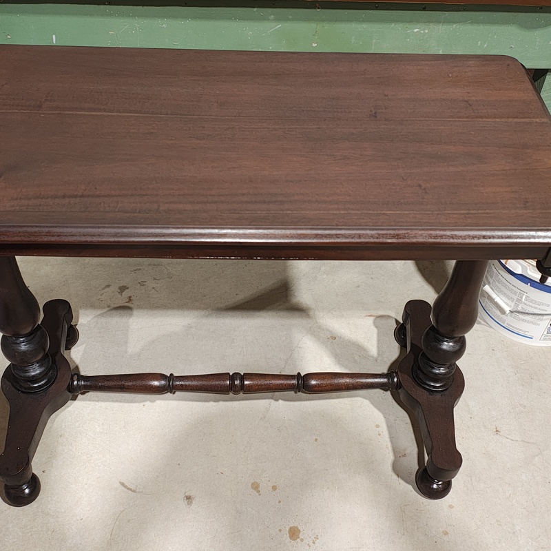 Mahogany Table Restoration Progress